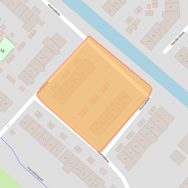 Kaart van postcodegebied 2134KK.