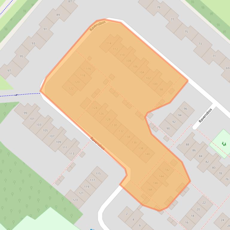 Kaart van postcodegebied 2134TV.