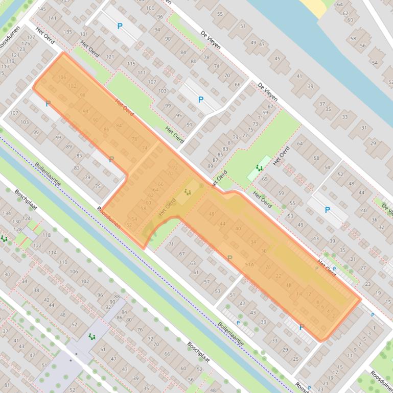 Kaart van postcodegebied 2134ZG.