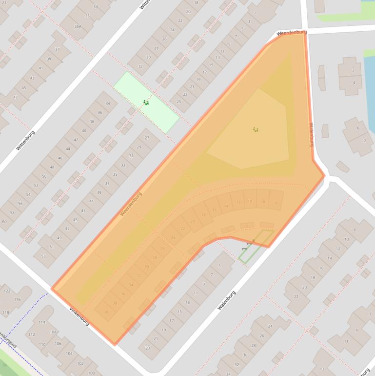 Kaart van postcodegebied 2135BG.