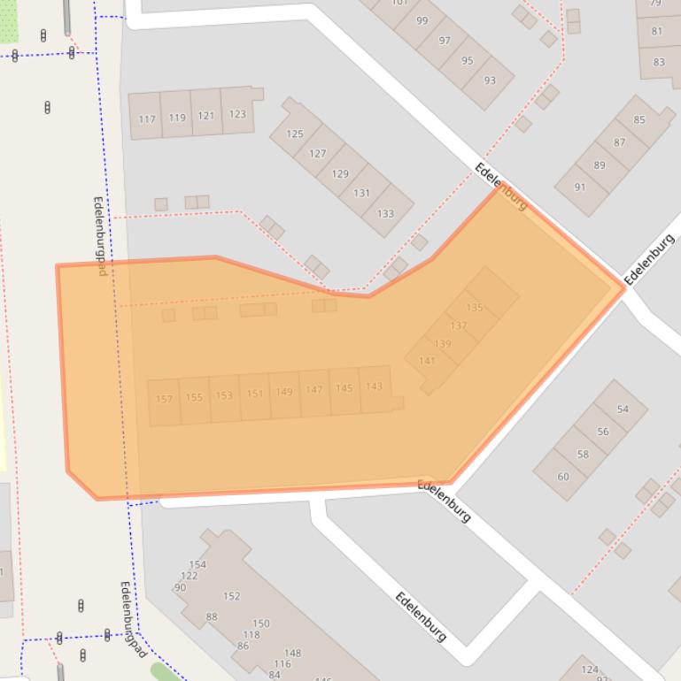 Kaart van postcodegebied 2135ED.