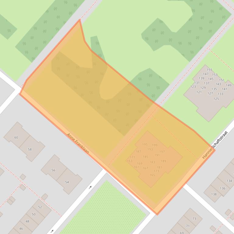 Kaart van postcodegebied 2135KD.