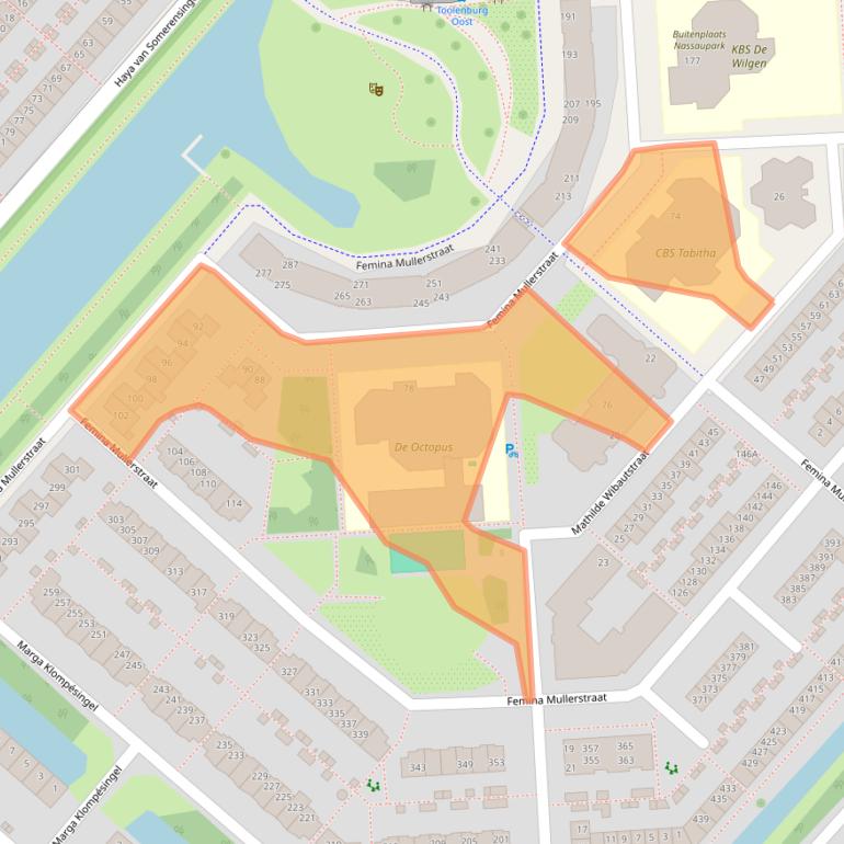 Kaart van postcodegebied 2135MS.