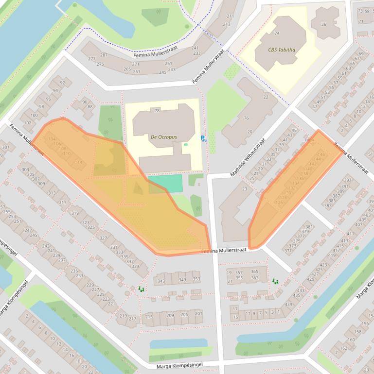 Kaart van postcodegebied 2135MT.