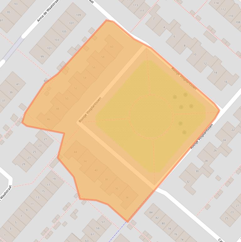 Kaart van postcodegebied 2135NM.