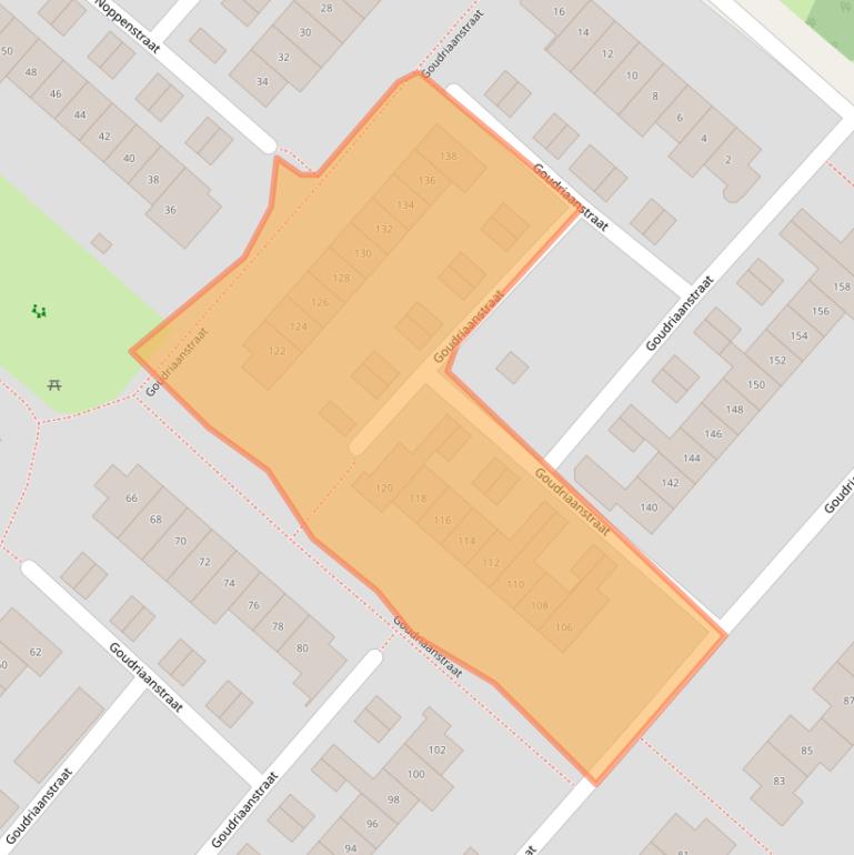 Kaart van postcodegebied 2136AV.