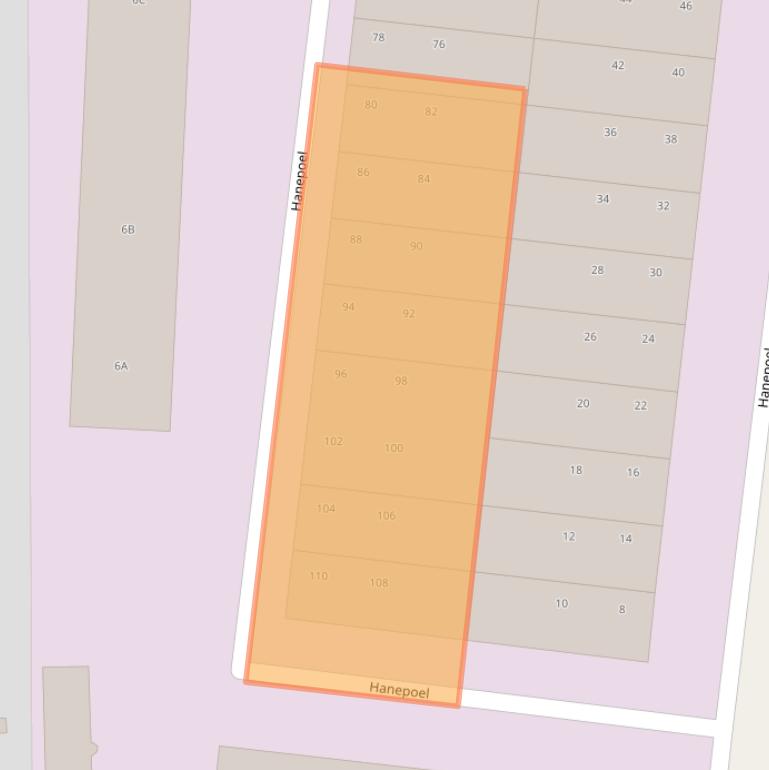 Kaart van postcodegebied 2136NM.