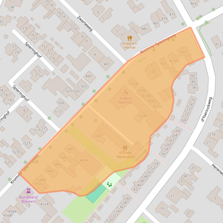 Kaart van postcodegebied 2141AN.