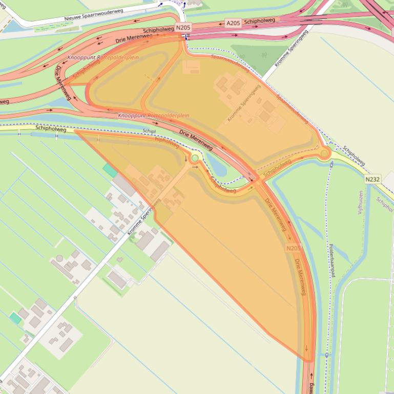 Kaart van postcodegebied 2141BP.