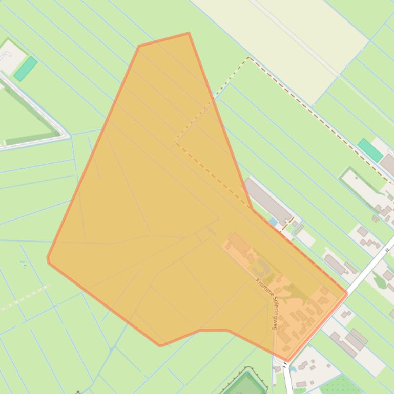 Kaart van postcodegebied 2141BT.