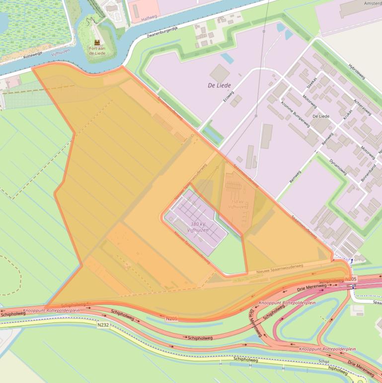 Kaart van postcodegebied 2141BX.