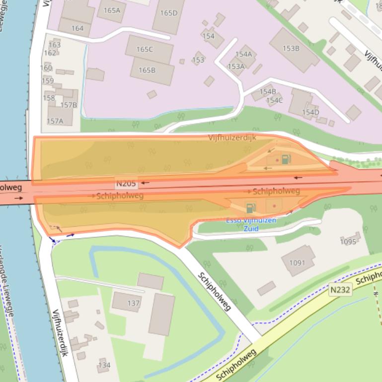 Kaart van postcodegebied 2141BZ.