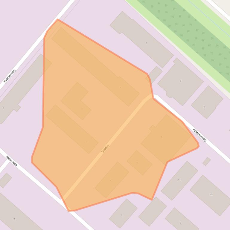 Kaart van postcodegebied 2141DJ.