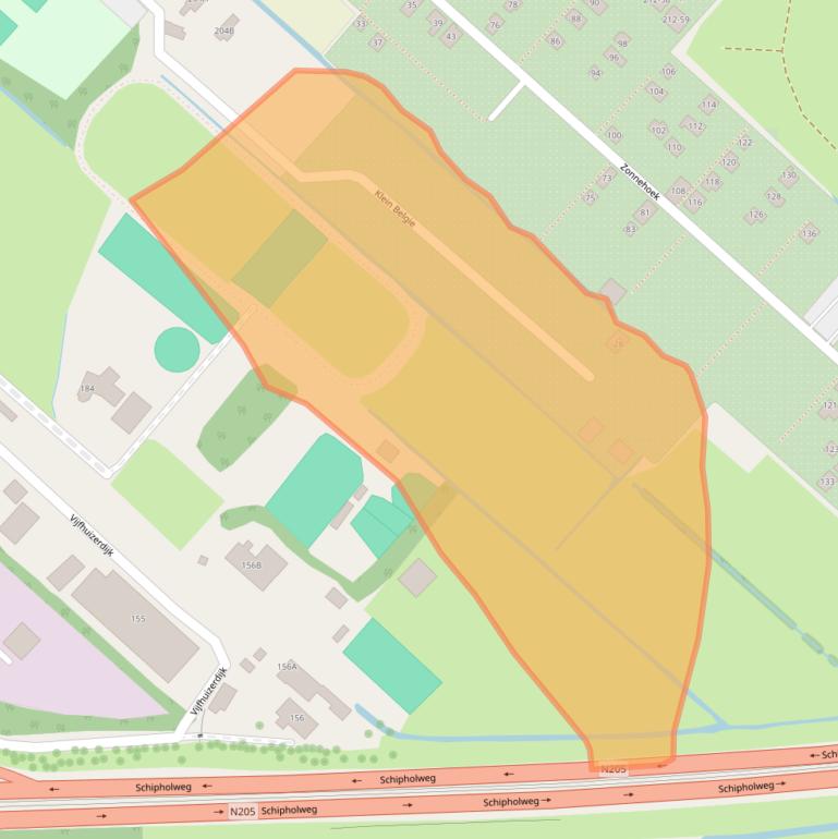 Kaart van postcodegebied 2141DS.