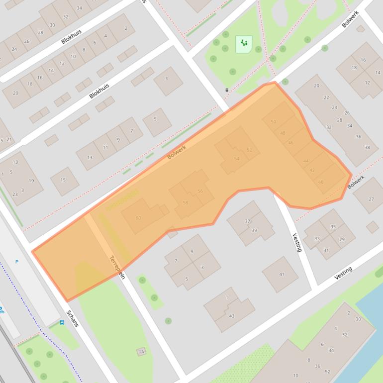 Kaart van postcodegebied 2141MH.