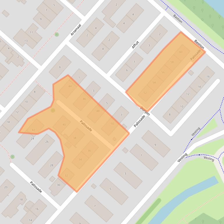 Kaart van postcodegebied 2141MN.