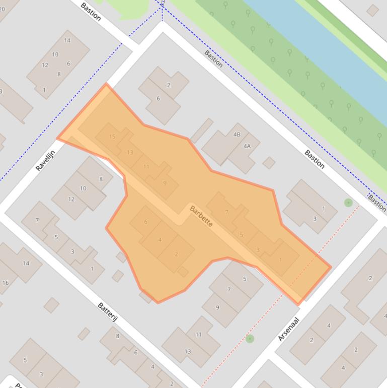 Kaart van postcodegebied 2141NG.