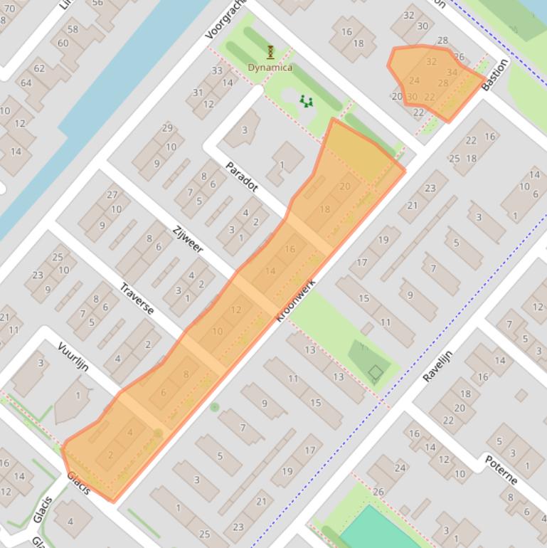 Kaart van postcodegebied 2141NL.