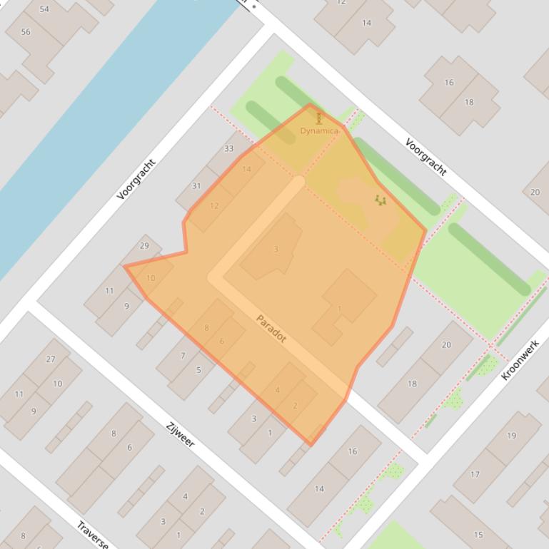 Kaart van postcodegebied 2141NN.