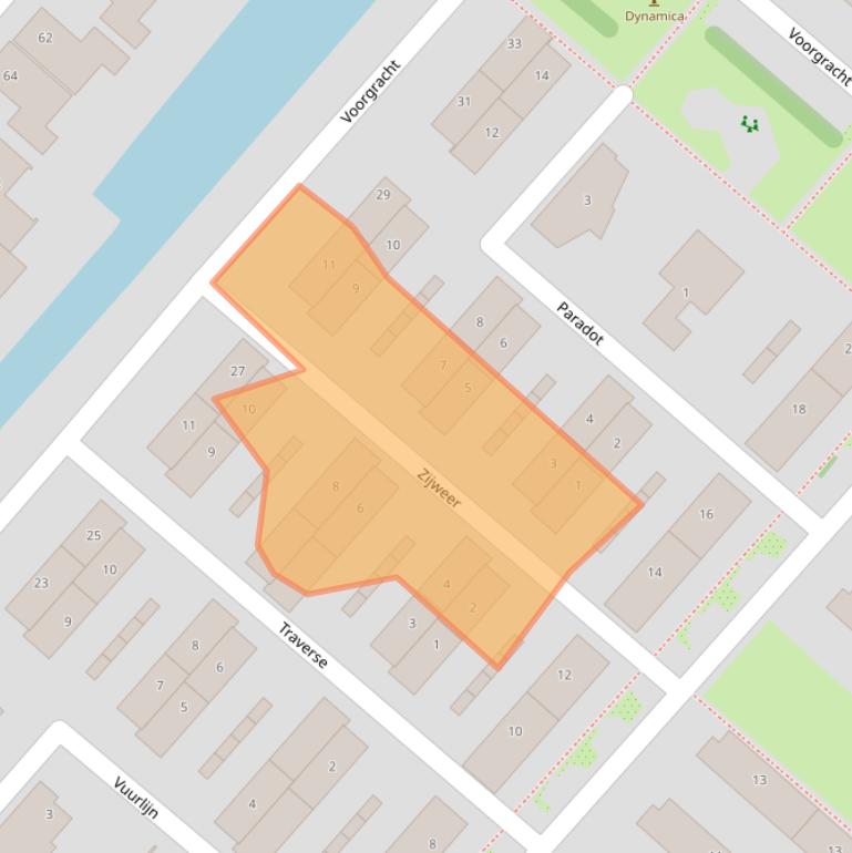 Kaart van postcodegebied 2141NP.