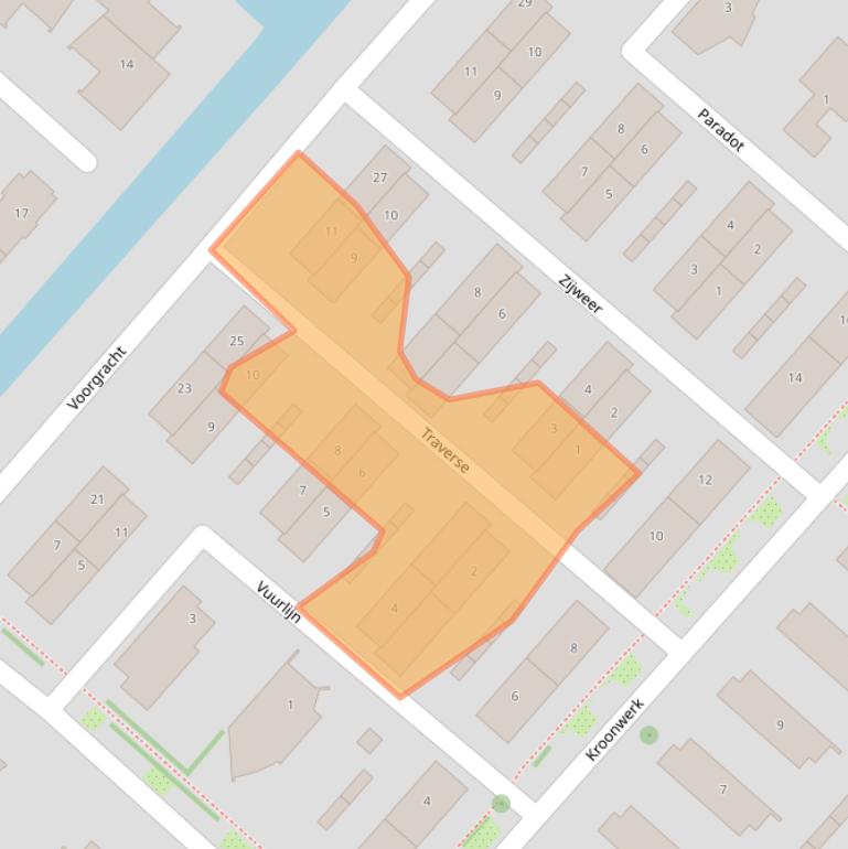 Kaart van postcodegebied 2141NR.