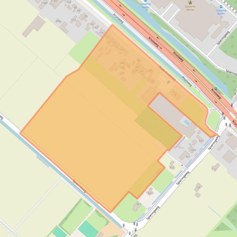 Kaart van postcodegebied 2142EG.