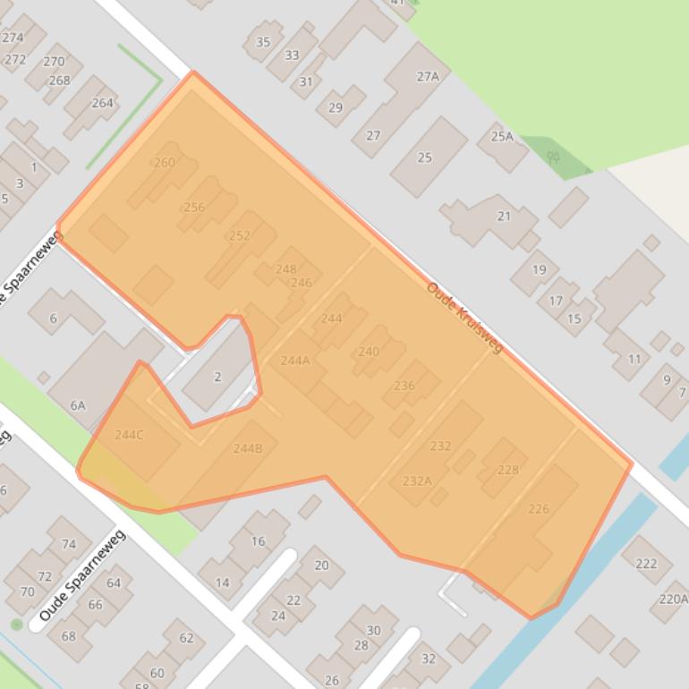 Kaart van postcodegebied 2142EL.