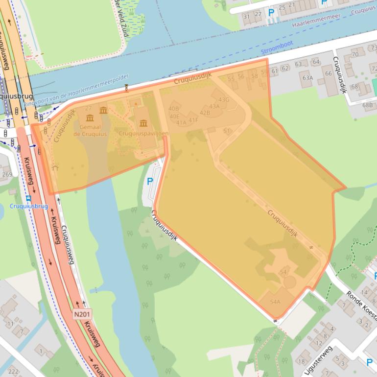 Kaart van postcodegebied 2142ER.