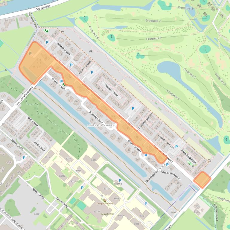 Kaart van postcodegebied 2142GC.