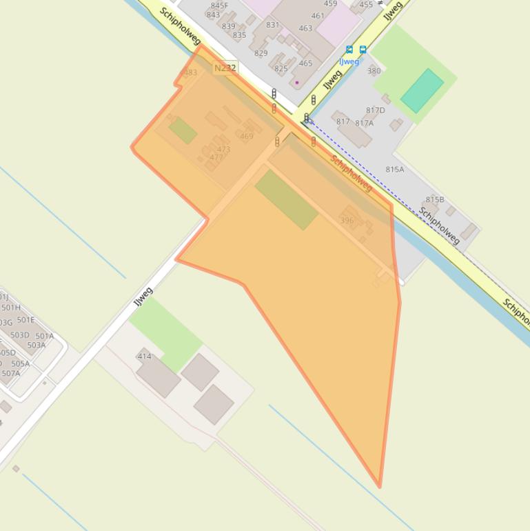 Kaart van postcodegebied 2143CK.