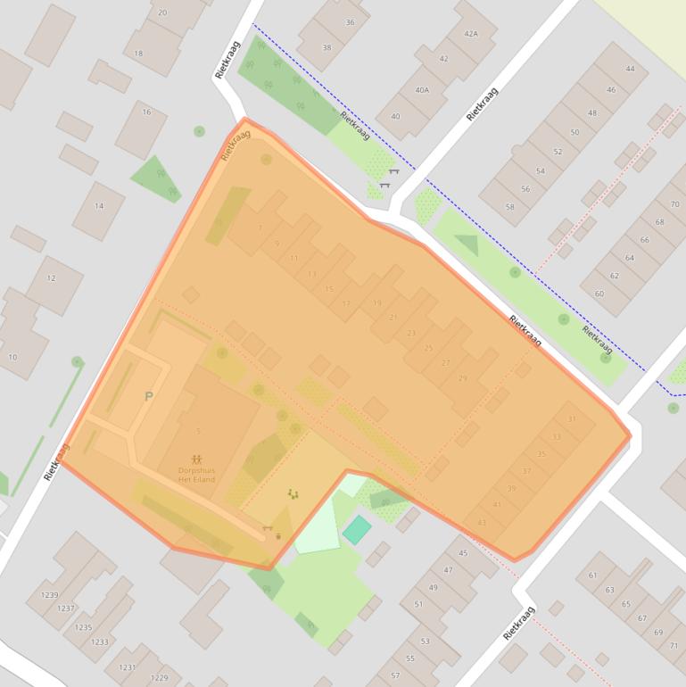 Kaart van postcodegebied 2144KA.