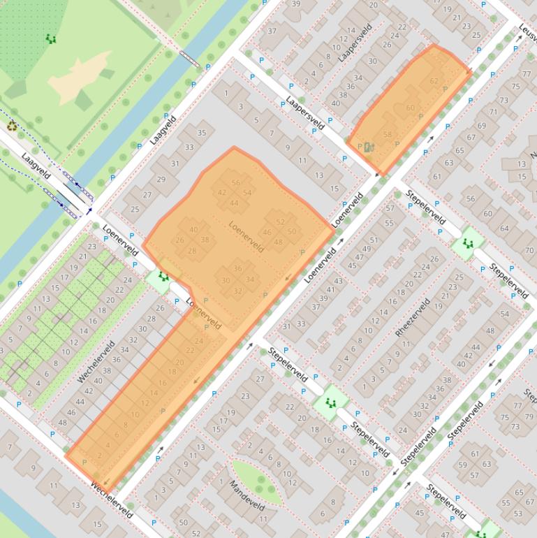 Kaart van postcodegebied 2151JL.