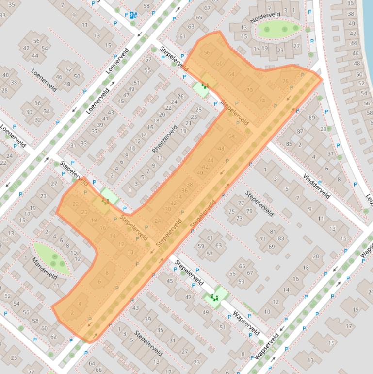 Kaart van postcodegebied 2151JN.