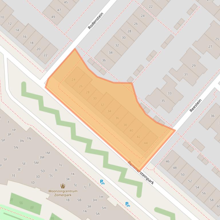 Kaart van postcodegebied 2151KC.