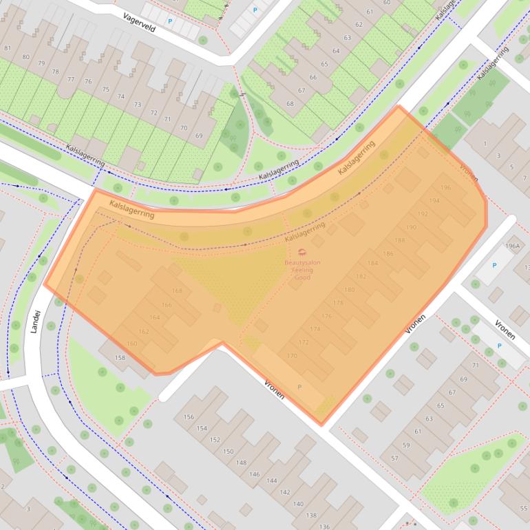 Kaart van postcodegebied 2151PH.