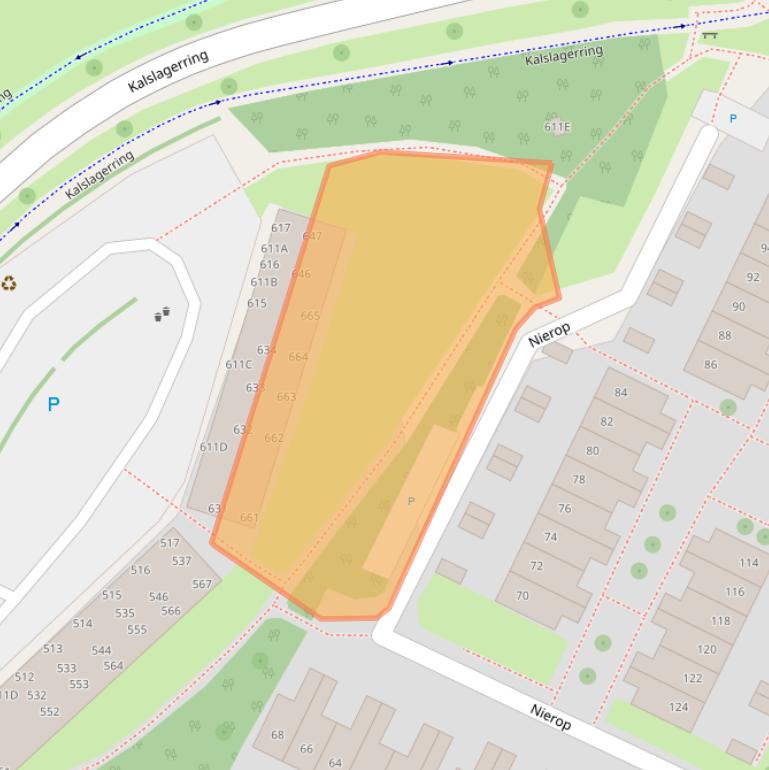 Kaart van postcodegebied 2151TP.