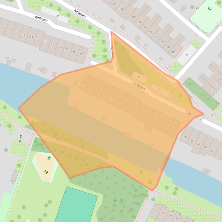 Kaart van postcodegebied 2151XB.