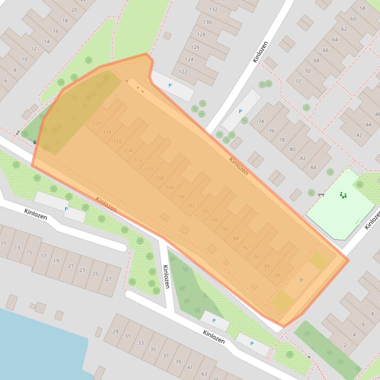 Kaart van postcodegebied 2151XE.