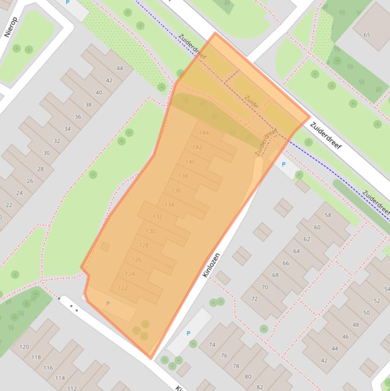 Kaart van postcodegebied 2151XG.