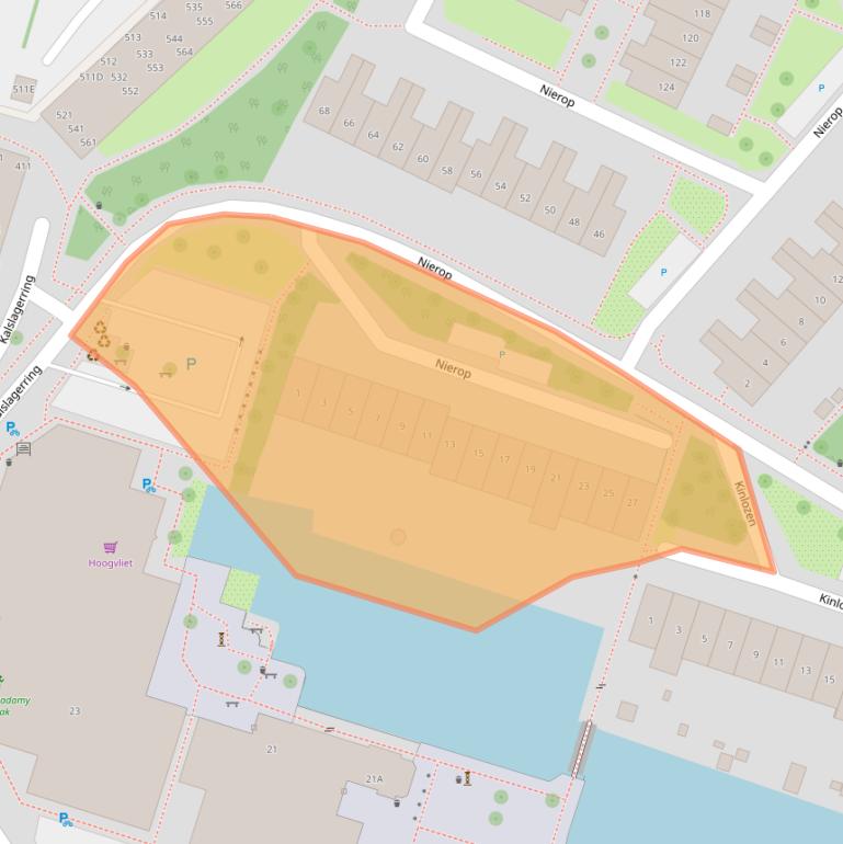 Kaart van postcodegebied 2151XH.