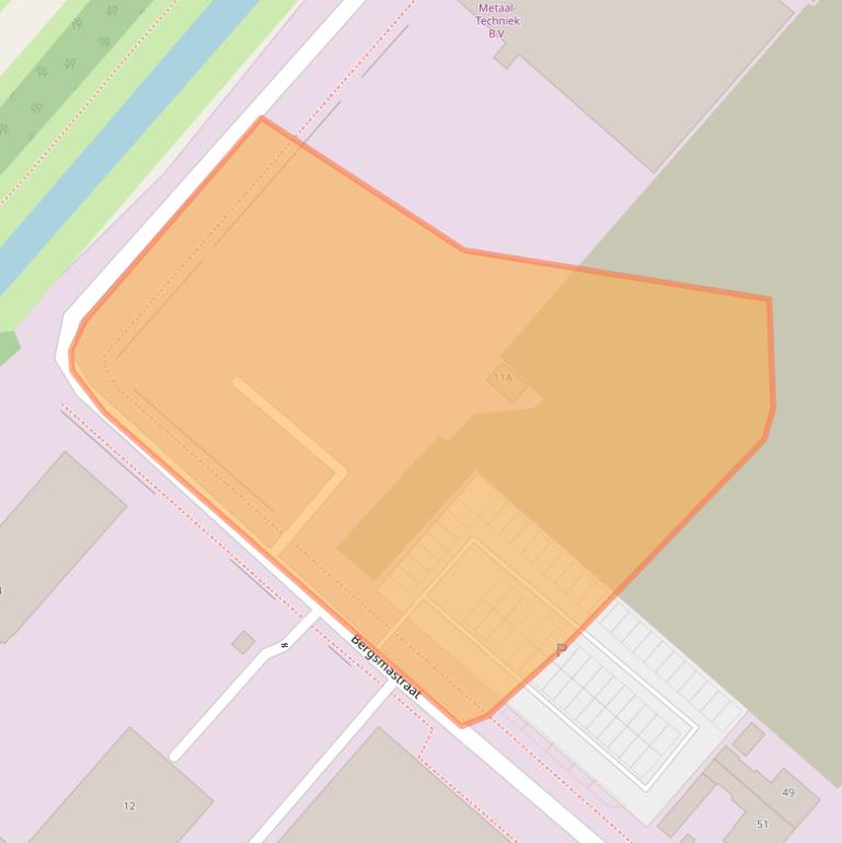 Kaart van postcodegebied 2152BZ.