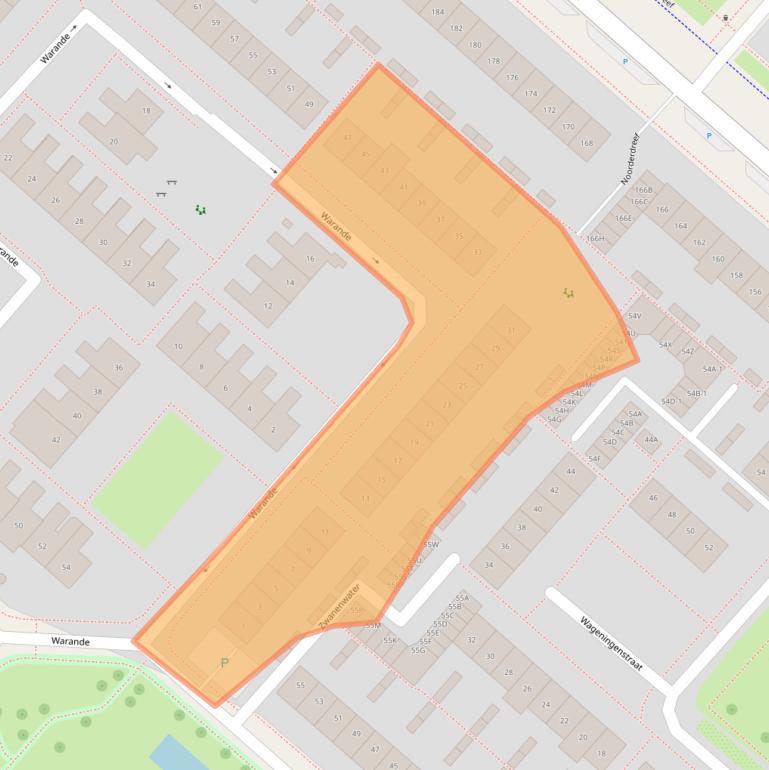 Kaart van postcodegebied 2152CK.