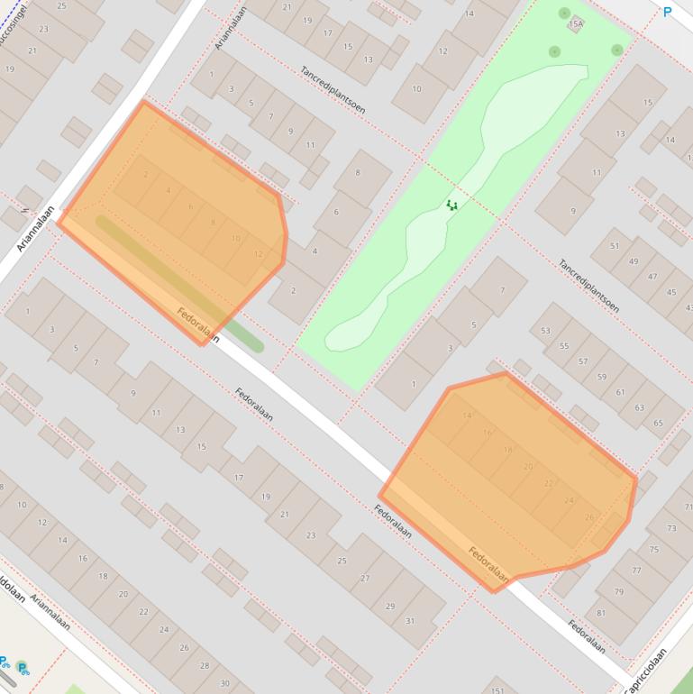 Kaart van postcodegebied 2152DG.