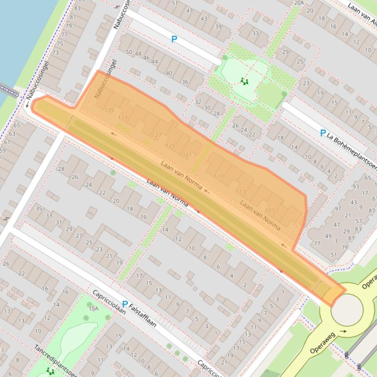 Kaart van postcodegebied 2152GC.