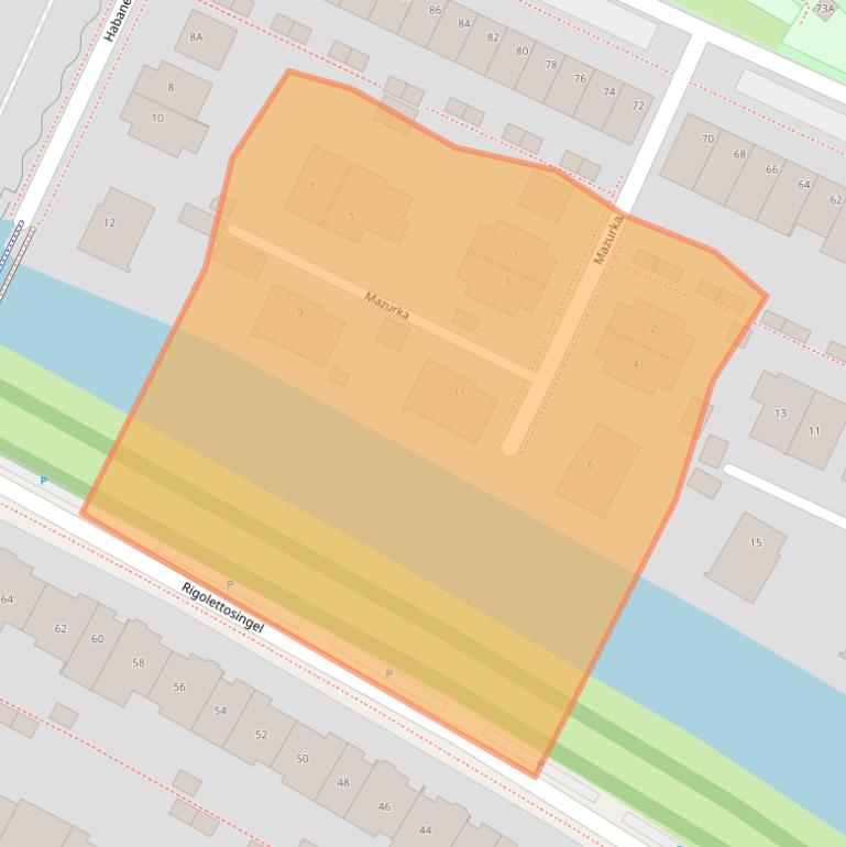 Kaart van postcodegebied 2152SM.