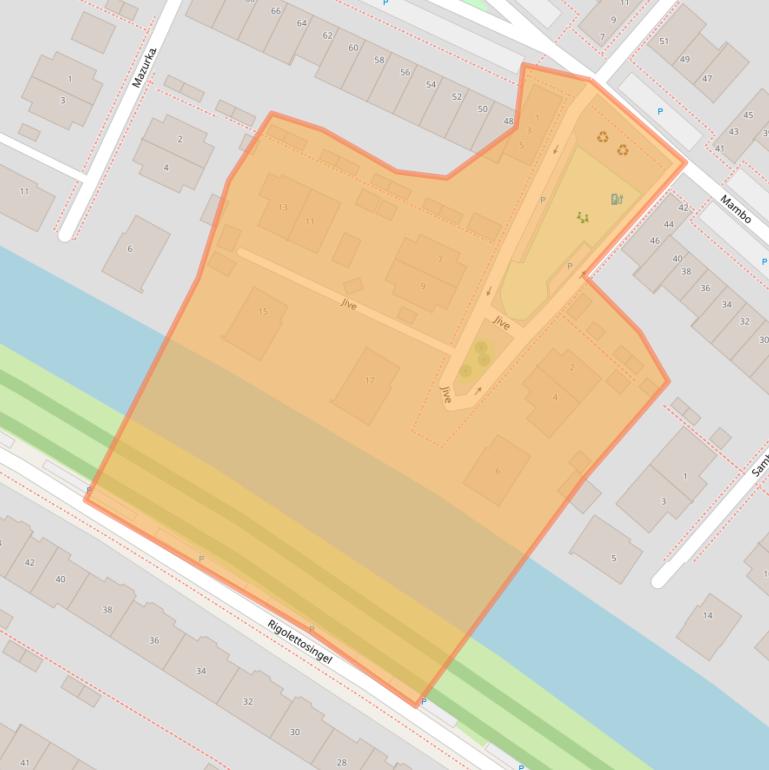 Kaart van postcodegebied 2152SN.