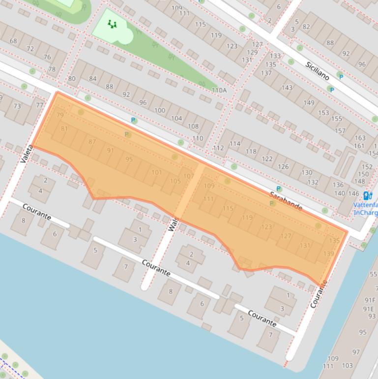 Kaart van postcodegebied 2152TD.