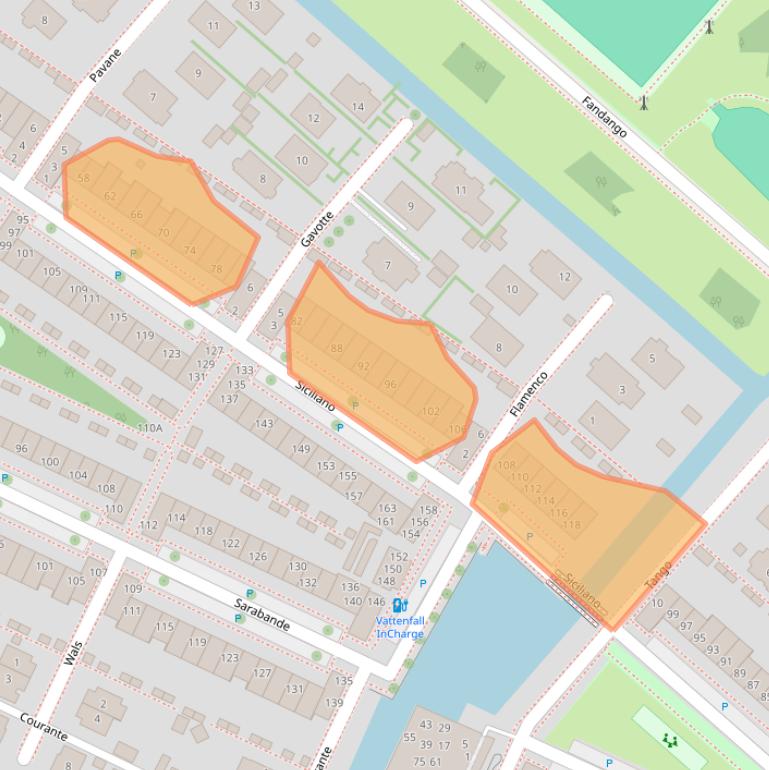 Kaart van postcodegebied 2152TS.