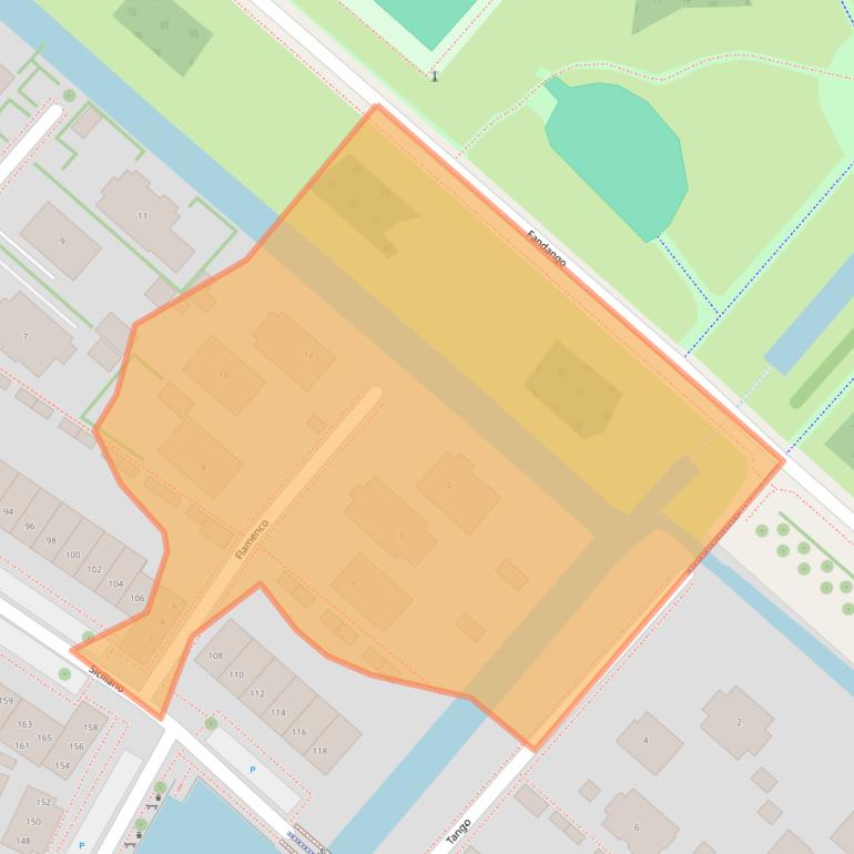 Kaart van postcodegebied 2152TX.