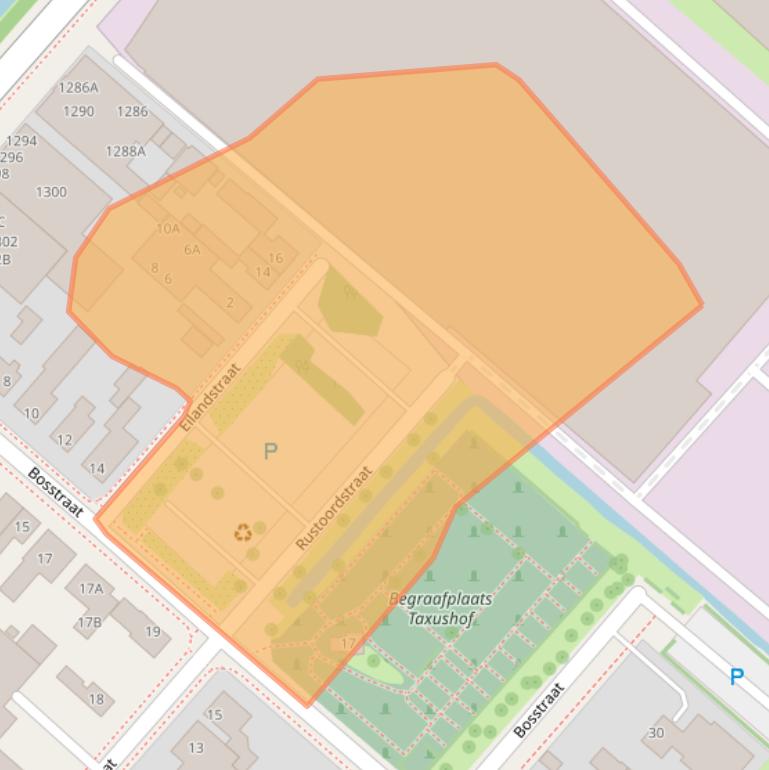 Kaart van postcodegebied 2153AH.